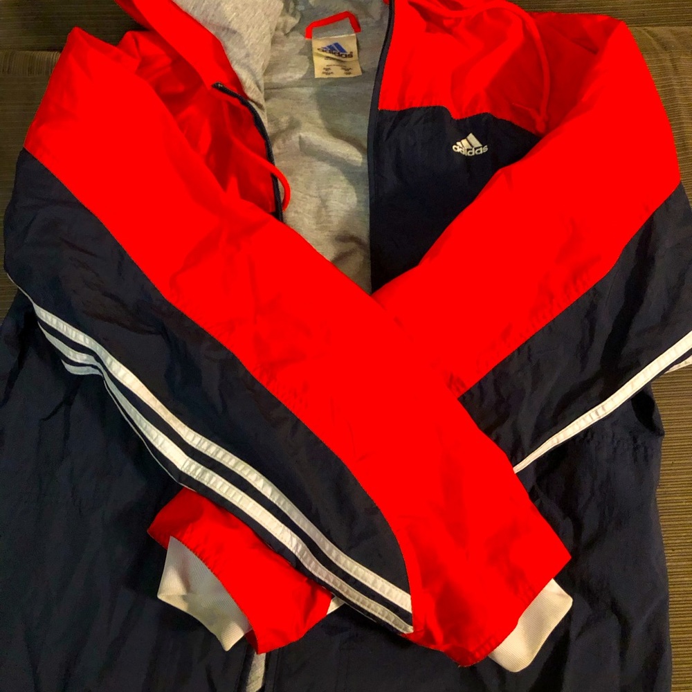 #VINTAGE 90s-2000s #Adidas Track Jacket WindBreaker Unisex #Throwback #Athletic